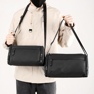 Tas selempang bahu pria desain kustom tas Messenger untuk pria - Product Image 4