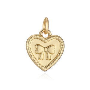 Ciondoli Multi Design 18K placcato oro guscio stella marina farfalla ciondolo a <span class=keywords><strong>cuore</strong></span> per le donne fai da te creazione di gioielli accessori - Product Image 5