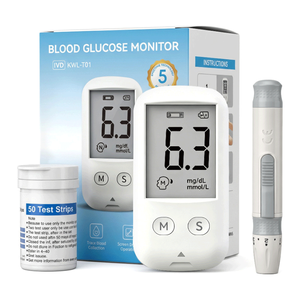Misuratore di Glicemia Portatile Intelligente con <span class=keywords><strong>Strisce</strong></span> Reattive per Diabetici - Product Image 2