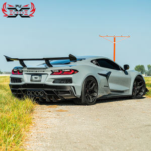 Difusor Trasero de Fibra de Carbono Seca Estilo PU para <span class=keywords><strong>Chevrolet</strong></span> Corvette <span class=keywords><strong>C8</strong></span> Z06, Kit de Carrocería, Excelente Relación Calidad-Precio - Product Image 3