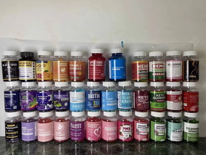 Logo personnalisé Gommes végétaliennes à la biotine marque privée complément <span class=keywords><strong>multivitamin</strong></span>é pour cheveux peau ongles-pour femmes hommes enfants - Product Image 3