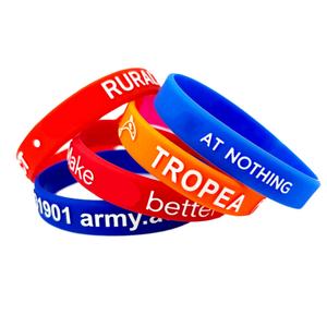 Pulseras de Silicona Personalizadas de Alta Calidad con Grabado, Estilo Religioso, Ecológicas, con Logotipo y Mensaje Personalizables - Product Image 1