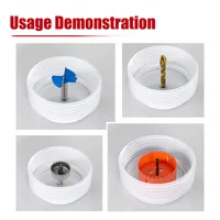 Cache-poussière perforé de 160 mm pour ouvre-trou, pour plafond, bois, plaque de plâtre, éclairage encastré, pour perçage à marteau, en frêne