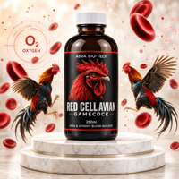 Solution Liquide Hyperprotéinée pour Volailles de Combat (Coq) à Marque Blanche, 8,5 OZ, Vitamine B12, Renforceur Sanguin, Absorption Rapide et Sûre pour Coqs