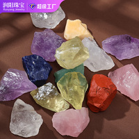 Pierres brutes d'agate naturelle en gros pour diffuseur d'aromathérapie, ornements de bonsaï démagnétisants, emballées individuellement, Chine