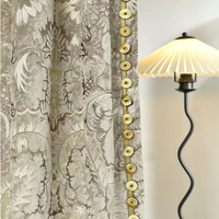 Rideaux de plafond en velours de luxe pour chambre à coucher, style européen et américain, voilages de grande taille pour salon