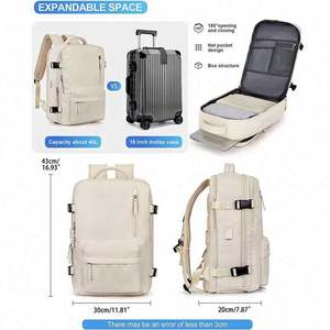 Muestra gratis MA logo Colorido Mochila de viaje de gran capacidad Mochila de negocios para computadora portátil Unisex - Product Image 4