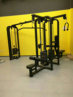 ASM-B1042 Machine de musculation multifonctionnelle commerciale à 5 stations, nouveau design, machine à cinq postes