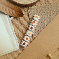 Tampon de journal pré-encré auto-encre petit mini jeu de timbres liés de 10mm