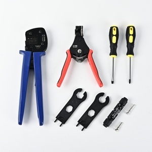 Kit de Herramientas Multifuncional de Acero al Carbono para Energía Solar Fotovoltaica, Alicates de Crimpado, Llave para Conectores, Pelacables, Estuche Blando - Product Image 2