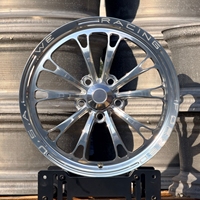 Jantes de drag racing Front Runner polies 17x4 17x4.5, monobloc forgées en 6061-T6, à profil étroit, pour voitures de drag racing American Muscle