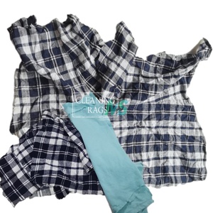 ผ้าขี้ริ้วแบบผสมสำหรับทำความสะอาดอุตสาหกรรมเศษผ้าถักแบบยึดกลับได้5กก. 10กก. 20กก. 25กก. - Product Image 5