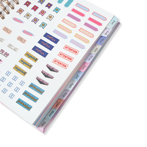 2024 tùy chỉnh A5 máy tính xách tay giấy hàng tháng chăm sóc sức khỏe hàng ngày tổ chức chương trình nghị sự tạp Chí tự chăm sóc Tạp Chí dán in mục tiêu kế hoạch - Product Image 3