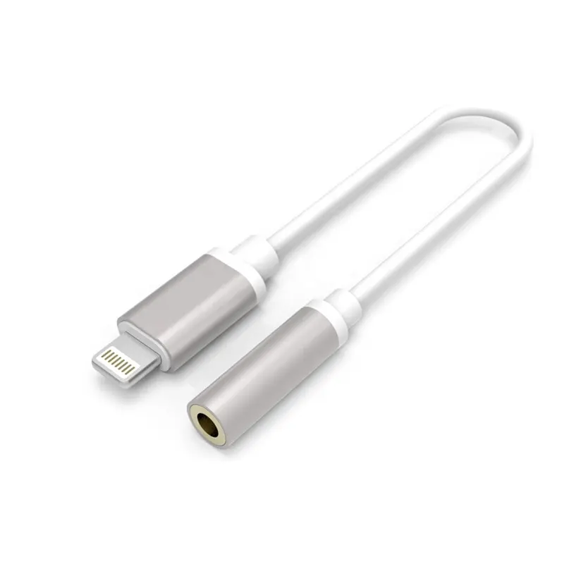 AP-02 Mfi Adapter MFi Certified Lightning To 3.5mm Jack Headphone Audio Adapter Aux For IPhone Connector Adapter Cable