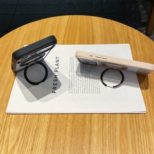 Funda Transparente de Acrílico para iPhone 17 con Anillo Magnético, Soporte Magnético Giratorio de 360 Grados para iPhone 17 - Product Image 3