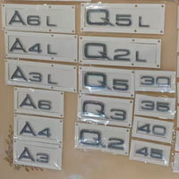 Autocollant de logo de coffre arrière de voiture 3D ABS 2.0/3.0/4.0 30-60 TFSI TDI V6T 2.0T A1-A8 Q2-Q7 Garantie 1 an