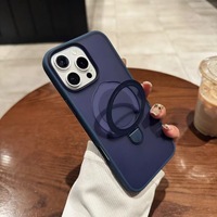 360 °   Coque de téléphone magnétique givrée avec support rotatif pour iPhone 18 Pro Max 17 Air 16 15 Plus 14 13 Pro Max 12, antichoc