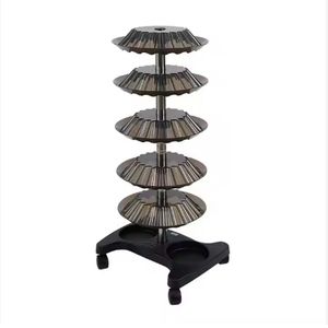 แท่นวางเล็บพร้อมล้อ5ชั้นชั้นวางยาทาเล็บหมุนได้ - Product Image 4