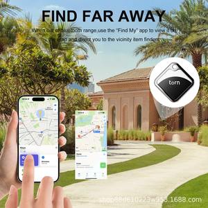 애플 글로벌 로케이터 애완동물 목걸이 어린이 오토바이 분실 방지 추적기 에어태그 분실 방지 장치 ABS 인조 가죽 모델 - Product Image 3