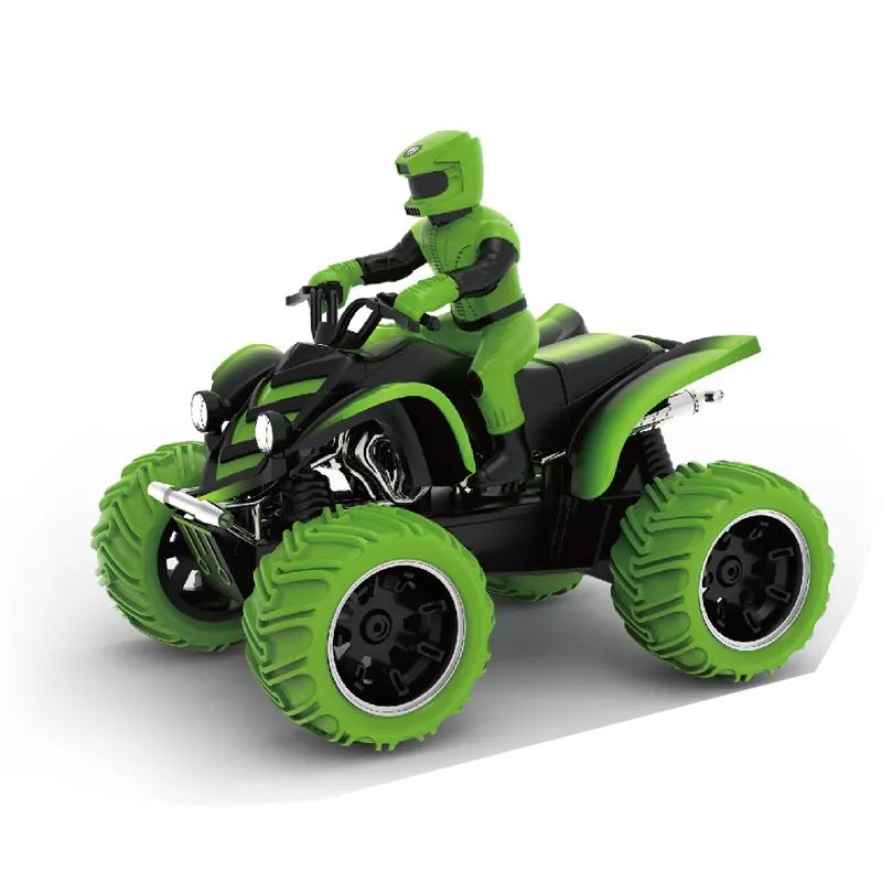 Carro de brinquedo infantil, carro de brinquedo de plástico 1/10 elétrico recarregável rc com controle remoto