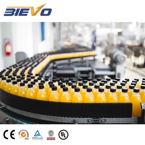 Orange Mango Litchi Beverage Juice Bottling Packing Production Line Liquid Juice Filling Machine