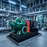 Pompe centrifuge à double aspiration en acier inoxydable haute pression efficace pour l'industrie minière, conception divisée, directement du fabricant