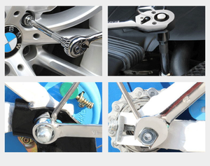 KAODEE Wholesale 171pcs 1/4" 3/8" Set Ratchet Wrench Sockets <b>Tool</b> Kit Ratchet Wrench Set - Product Image 6