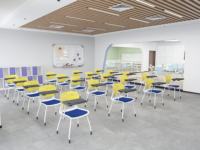 Chaise de bureau ergonomique moderne en mousse à mémoire de forme, tissu en maille polyester résistant à l'usure, accoudoirs réglables pour la maison, le bureau et l'école