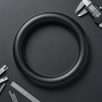 Joint d'étanchéité en caoutchouc silicone noir haute élasticité pour une utilisation sans fuite