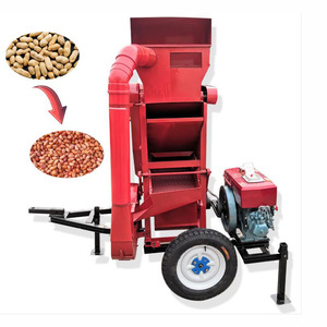 High Efficiency Automatic Customized Peanut Shelling Machine Motor 500kg/h Capacity 220V 99% Shelling Rate Carbon Steel for Home - Product Image 3
