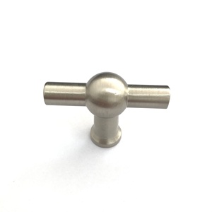 징크 블랙 드레서 주방 캐비닛 T바 손잡이 공장 맞춤 제작 자막 소재 옷장 서랍 홈 서랍 손잡이 - Product Image 6