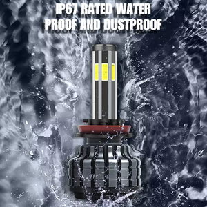 Faro Led X6S, 6 lados, 360 grados, H1, H4, H11, H7, 9005, 9006, HB3, HB4, luz de conducción automática, <span class=keywords><strong>precio</strong></span> de fábrica - Product Image 5