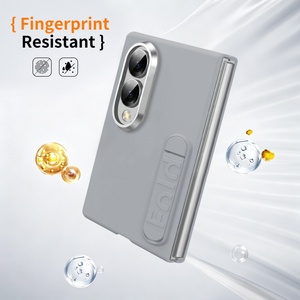Étui de téléphone portable mat tendance pour Samsung Z Fold 8 Ultra 7 6 5 4 3 avec support à bande, protection d'écran avant, coque rigide antichoc - Product Image 4