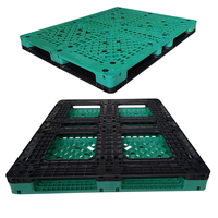 Palette en plastique hdpe robuste, support pour entrepôt russe, palette en plastique