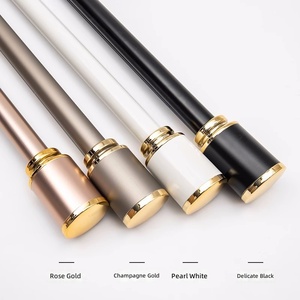 Tringles à Rideaux ZSTARR en Alliage d'Aluminium Épaissi, Style Romain, Durables, Luxueuses, en Chenille Transparente, Prêtes à l'emploi pour Salons et Chambres - Product Image 4