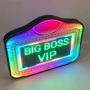 Logo personalizzato APP programmabile a scorrimento LED Message Board segno <span class=keywords><strong>Vip</strong></span> Display schermo bottiglia di servizio segno presentatore per Nightclub - Product Image 3