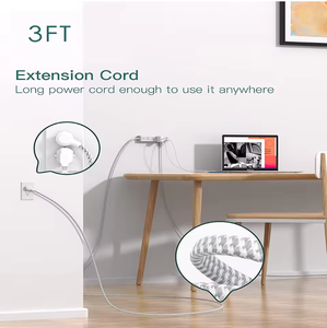 Regleta de Enchufes Power Max de 12 Tomas con Cable Trenzado de Carga Inteligente USB-C y Diseño Montable para Oficina en Casa - Product Image 6