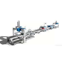Machine de laminage PUR entièrement automatique à haute productivité CNC avec pompe à engrenages motorisée et roulement pour panneaux multicouches et MDF