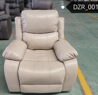 Fauteuil inclinable électrique moderne avec fonction de massage, cadre en bois, pour salon