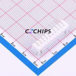 BX-XH2.54-10PWZ Wire-to-Board Pin Header Bent Lead Through Hole,P=2.54mm Connector 1x10P 2.5mm Right Angle Insert XH - Product Image 2