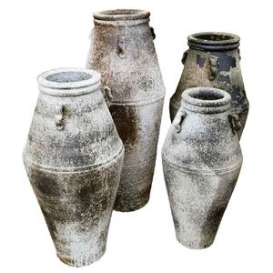 Pots à plantes en céramique rétro <span class=keywords><strong>de</strong></span> grande taille pour salon, style simple, fabriqués en Chine - Product Image 5