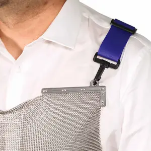 Factory Selling Butcher Stainless Steel Cut-Resistant Anti-Cutting Heavy Duty Chainmail Apron For Knife Meat Work