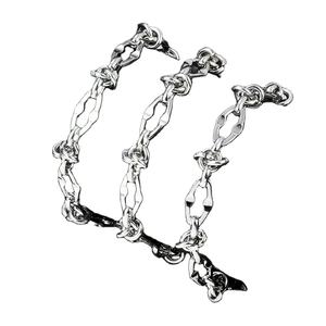 Bracciale alla moda in acciaio al titanio con Design a spina a prova di acqua in acciaio inox Hip Hop braccialetto per uomo e donna alla moda Non sbiadito - Product Image 2