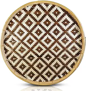 White Jute Wall Basket Disc Art Home Decor Fall Traditional Unique Boho Shelf Items Set Of 2 Modern Rustic