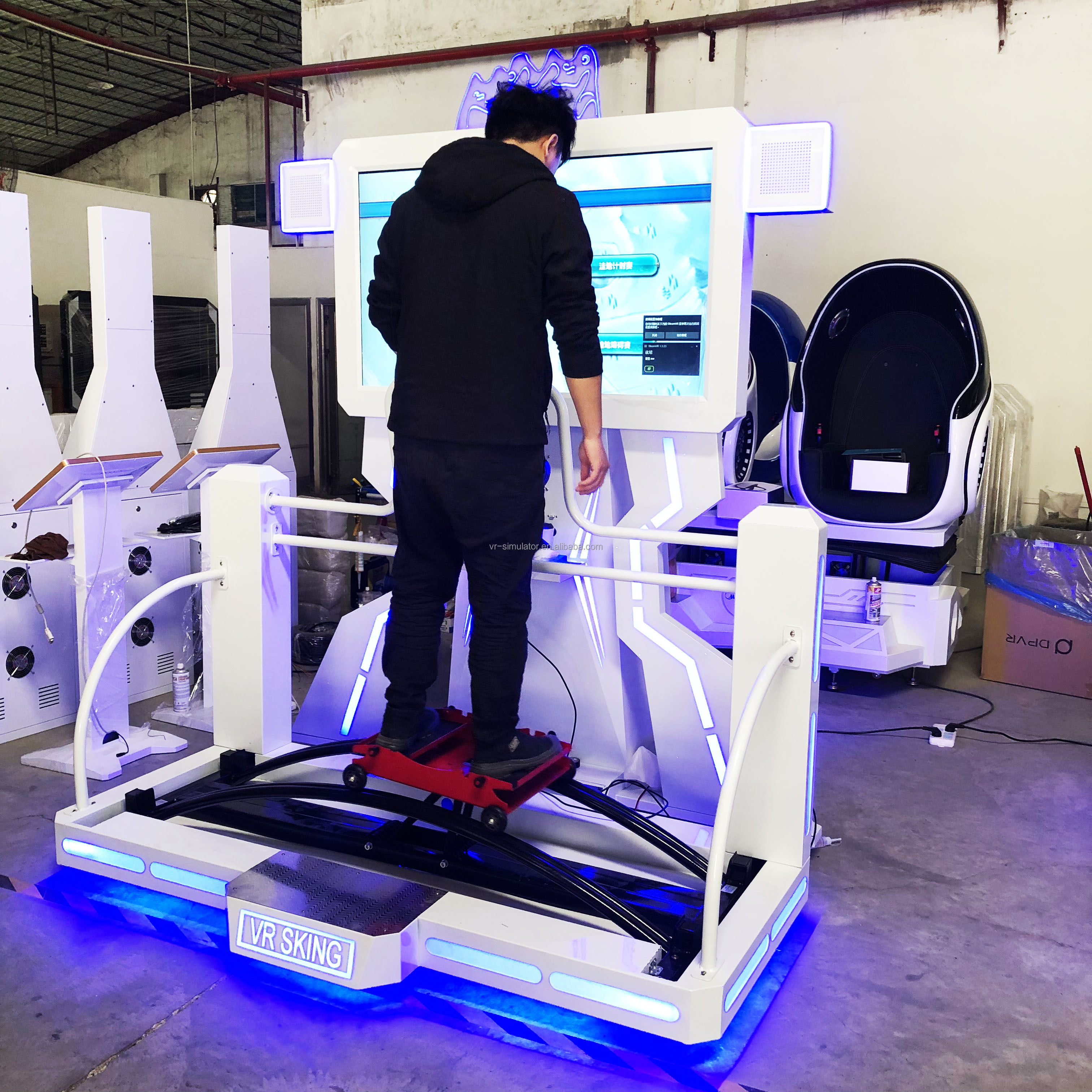 Сделано в Китае, 9d vr аркадная машина, оборудование для катания на лыжах, симулятор виртуальной реальности для других товаров для парков развлечений