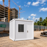 Maison préfabriquée en conteneur, maison modulaire portable pliable, conteneur pour chantier, bureau temporaire, cabine de logement en conteneur