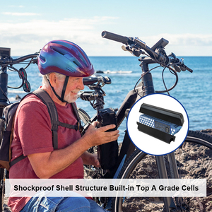 Paquete de Batería para Bicicleta Eléctrica Reention Dorado, 48V 15Ah 21Ah <span class=keywords><strong>NCM</strong></span> <span class=keywords><strong>Moscow</strong></span> <span class=keywords><strong>Plus</strong></span>, con Cargador para Kit de Motor de 750W 500W 250W - Product Image 5