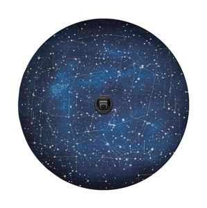 Funda para Llanta de Repuesto con Patrón de Constelaciones del Cielo Nocturno, Resistente y Duradera, Accesorio para Auto y Camioneta, Personalizable para Promoción Corporativa - Product Image 1