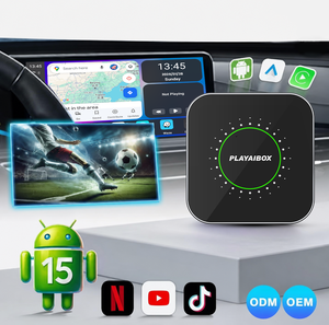 PlayAiBox Qualcomm 6115 กล่องแอนดรอยด์ CarPlayAndroid 15 Tbox 4G +32GB พร้อมแอปมากมาย กล่องวิดีโอ AI อะแดปเตอร์ไร้สาย - Product Image 1