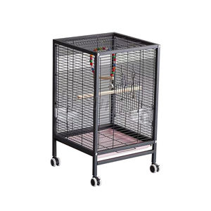 Geshifeng 35*34*61cm toptan ekstra büyük Metal demir çerçeve dekoratif kuş kafesleri satılık <span class=keywords><strong>stand</strong></span>ı ile ticaret - Product Image 1